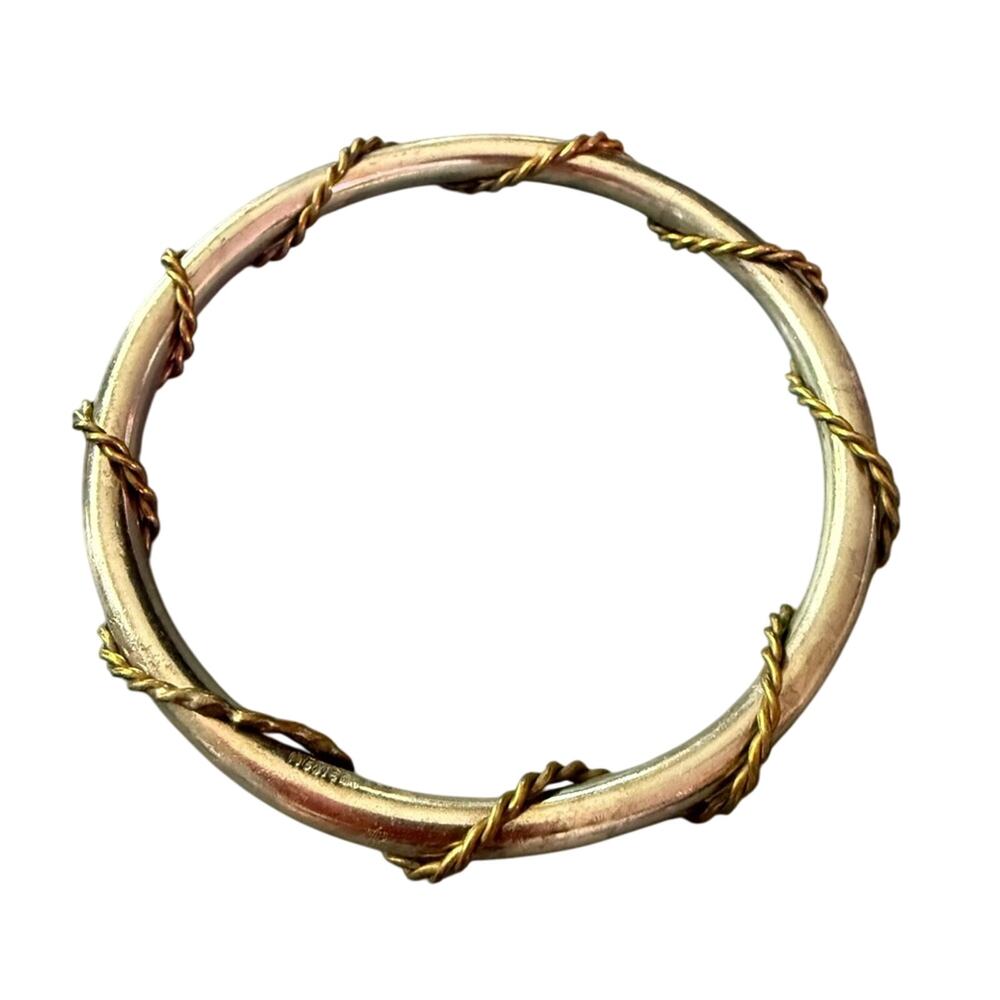 Taxco 925 Sterling Silver Bangle Bracelet